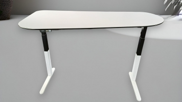 VS - Schreibtisch elektrisch - weiß - 190x80-100